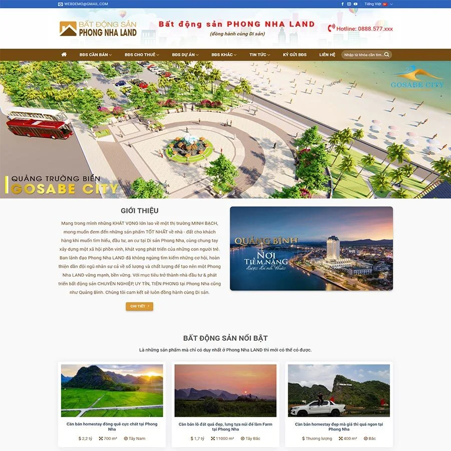 Website Bất Động Sản