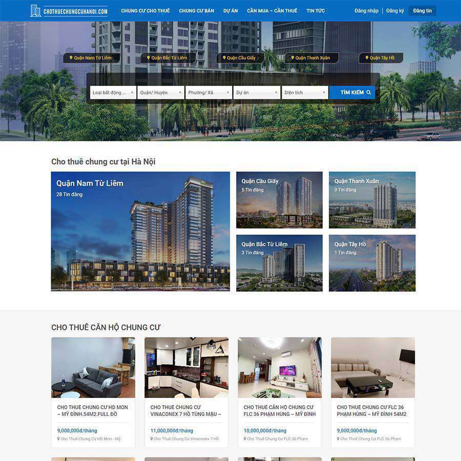 Website Bất Động Sản