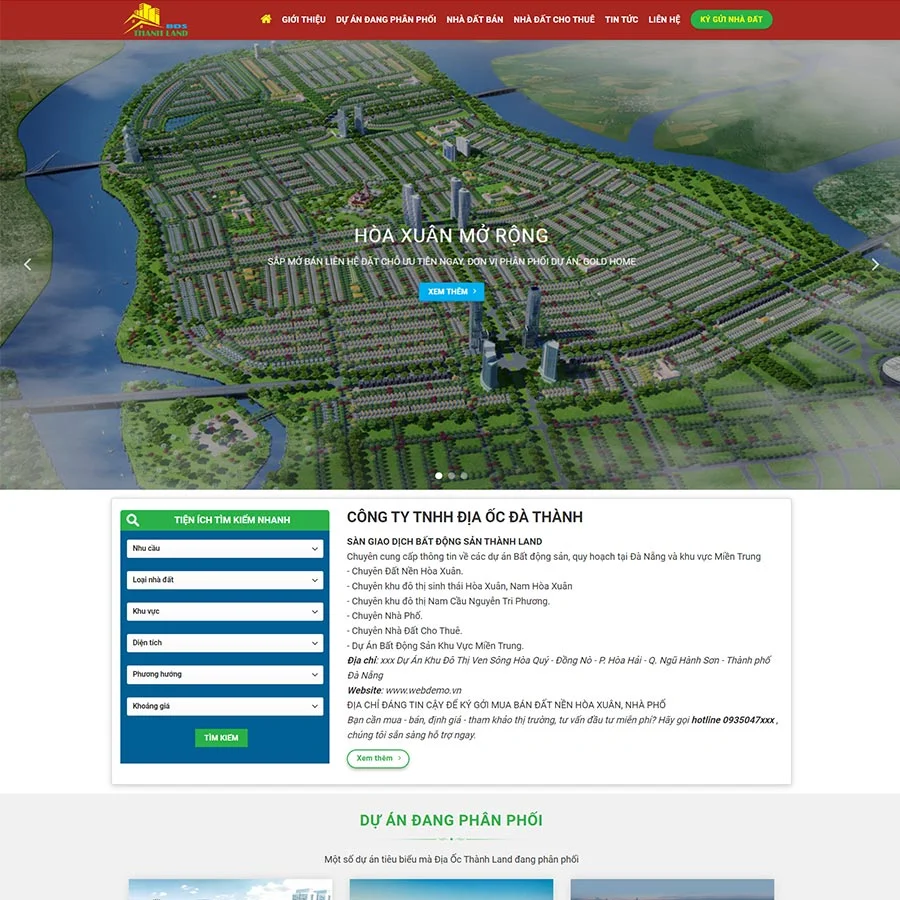 Website Bất Động Sản