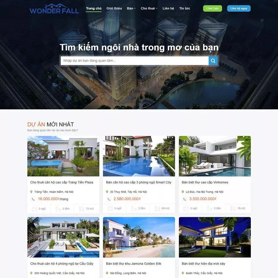 Website Bất Động Sản