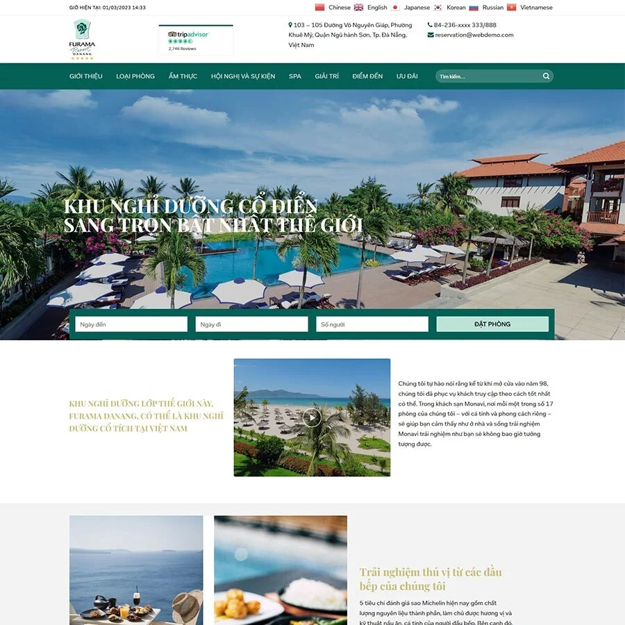 Website Du Lịch