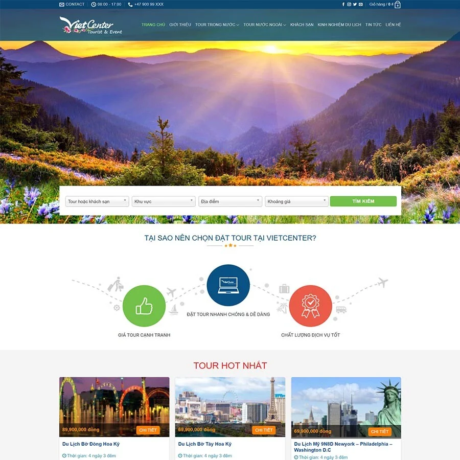 Website Du Lịch