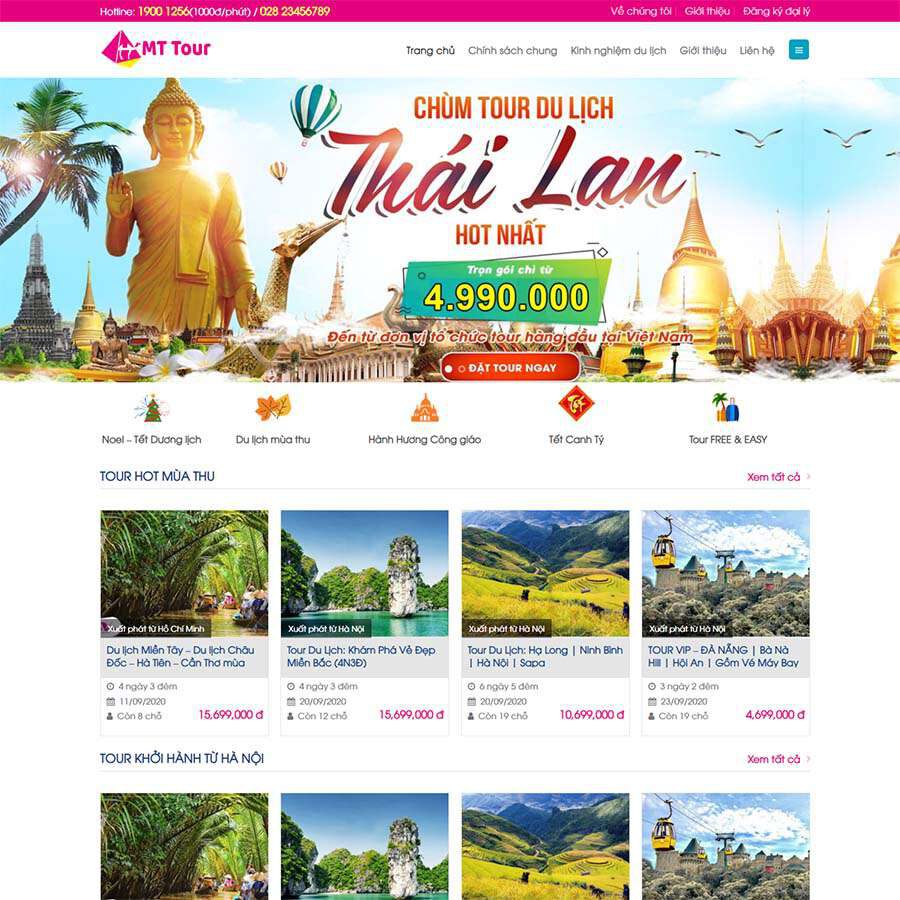Website Du Lịch
