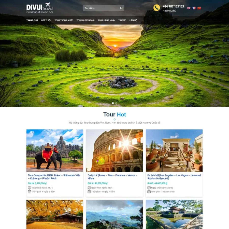 Website Du Lịch