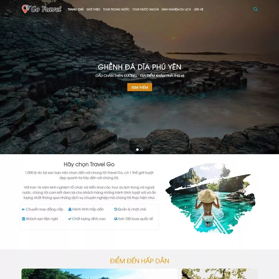 Website Du Lịch
