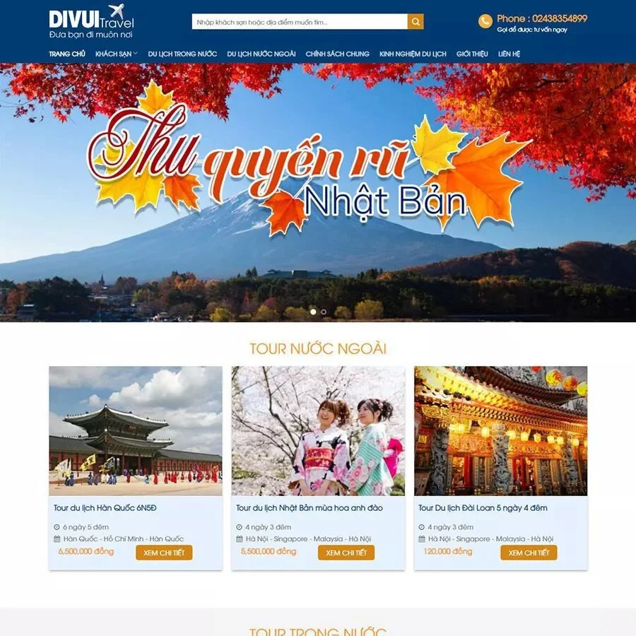 Website Du Lịch