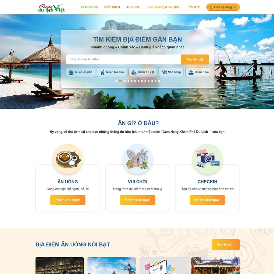 Website Du Lịch