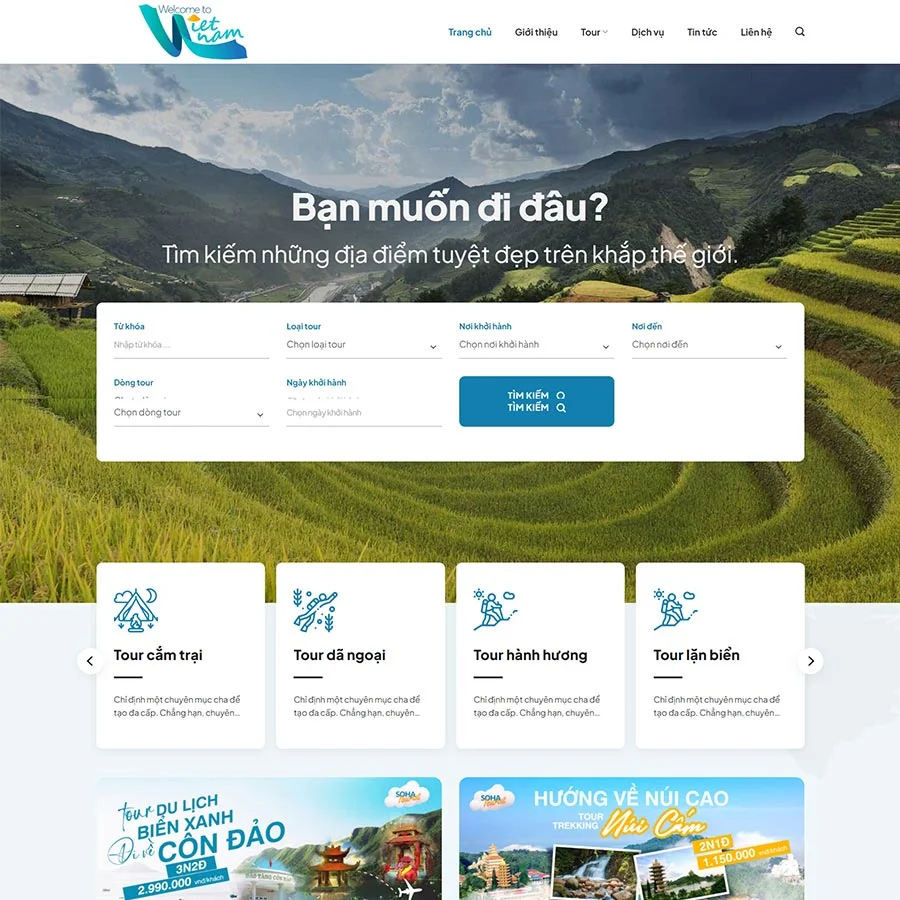 Website Du Lịch