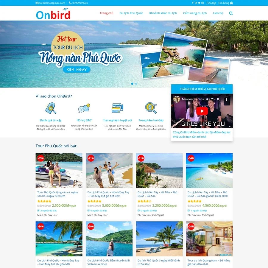 Website Du Lịch