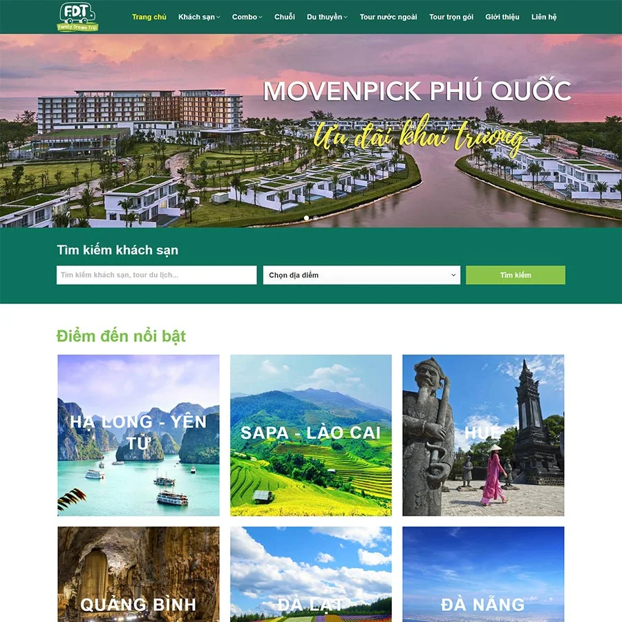 Website Du Lịch