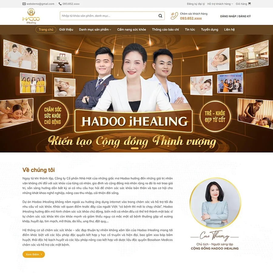 Website Làm Đẹp