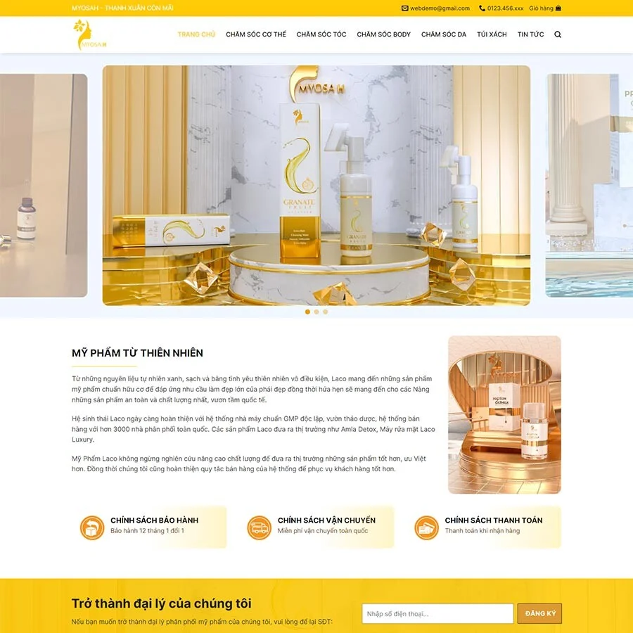 Website Làm Đẹp