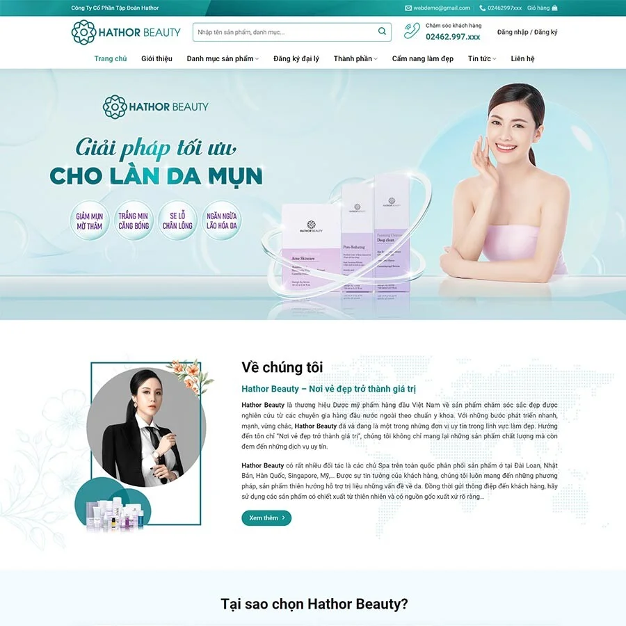 Website Làm Đẹp