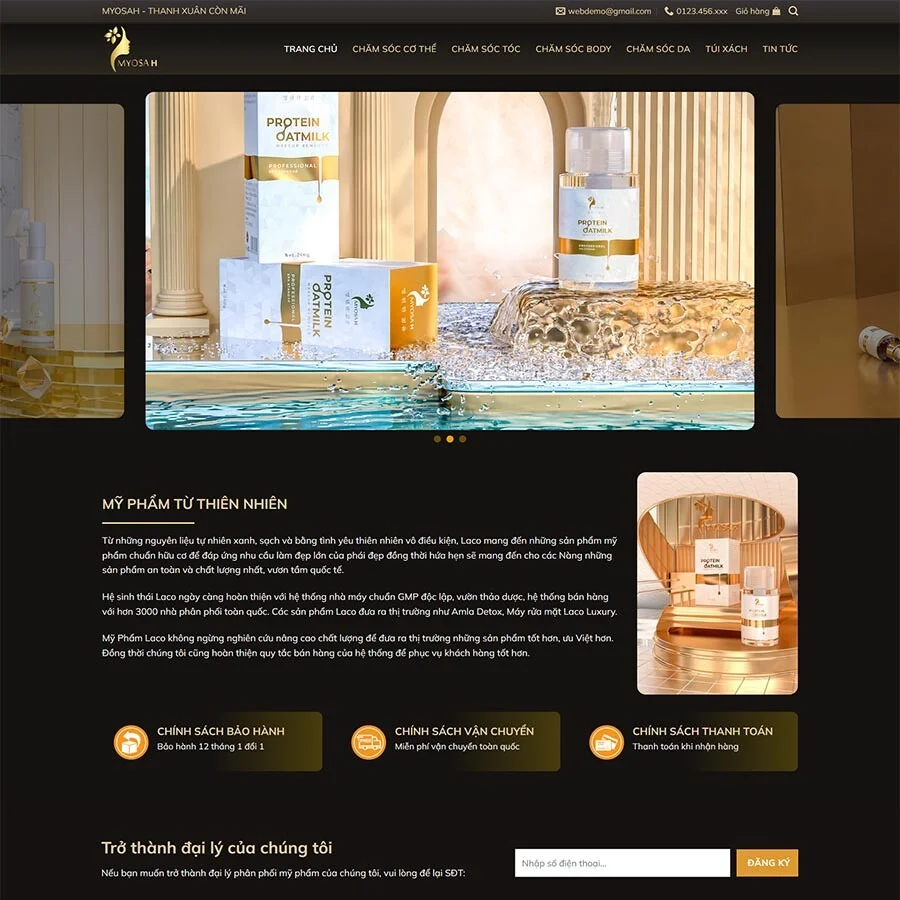 Website Làm Đẹp
