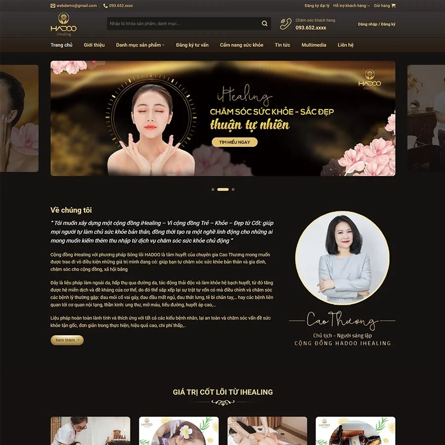 Website Làm Đẹp