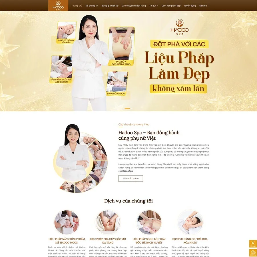 Website Làm Đẹp