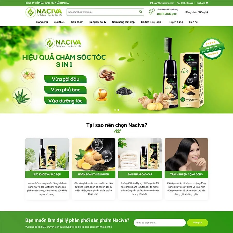 Website Làm Đẹp