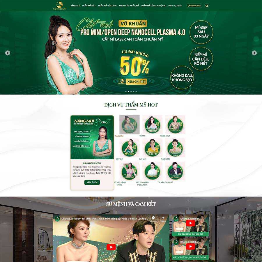 Website Làm Đẹp