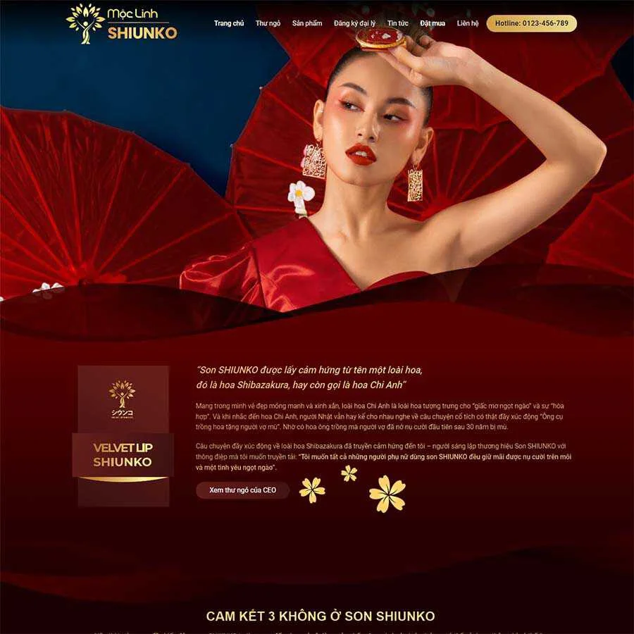 Website Làm Đẹp