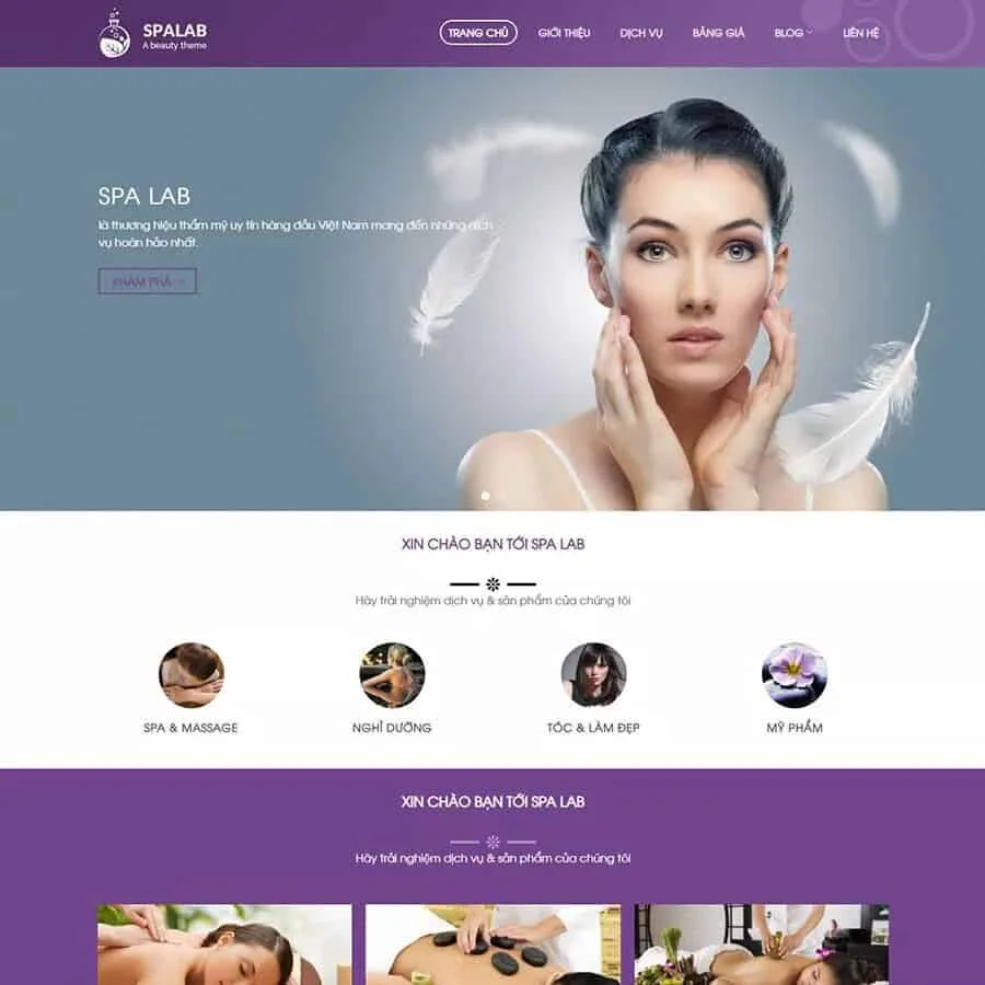 Website Làm Đẹp