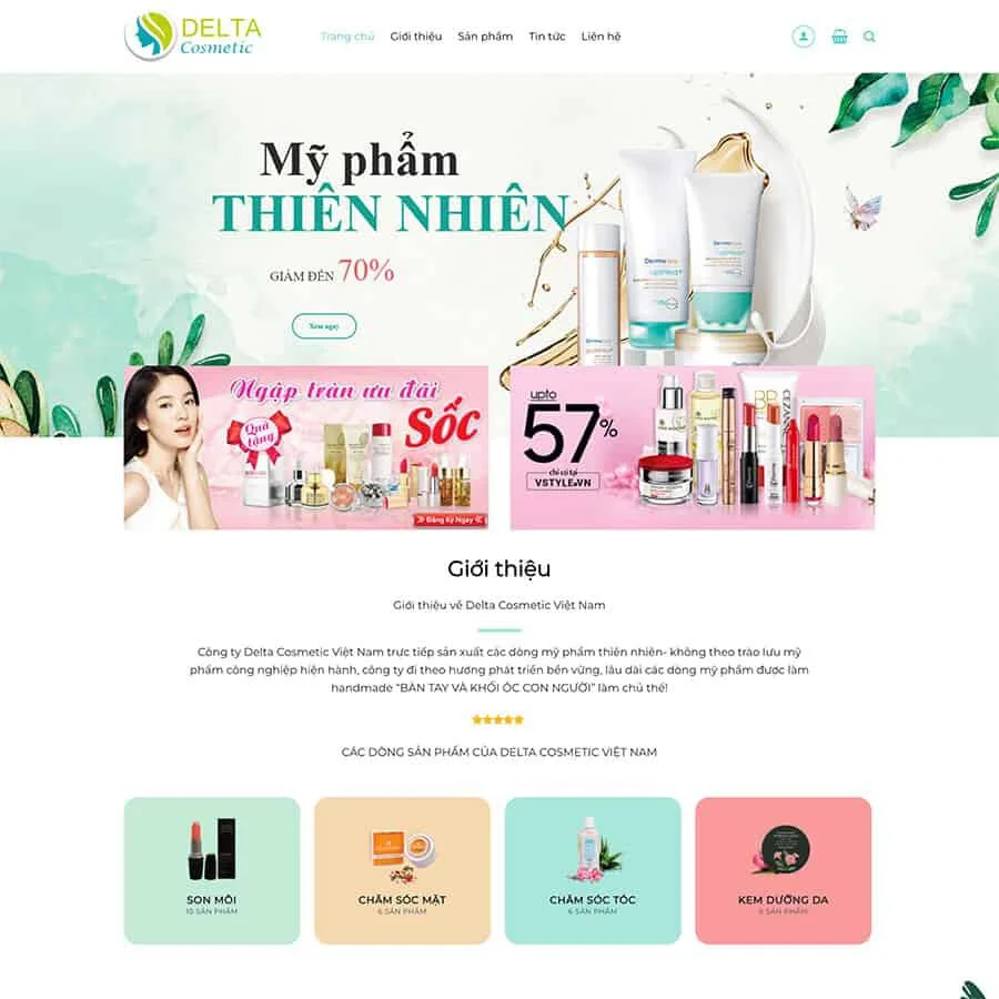 Website Làm Đẹp