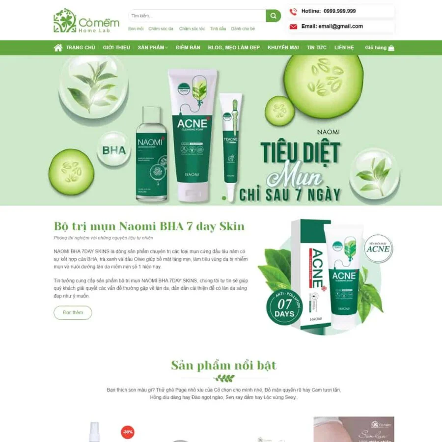 Website Làm Đẹp