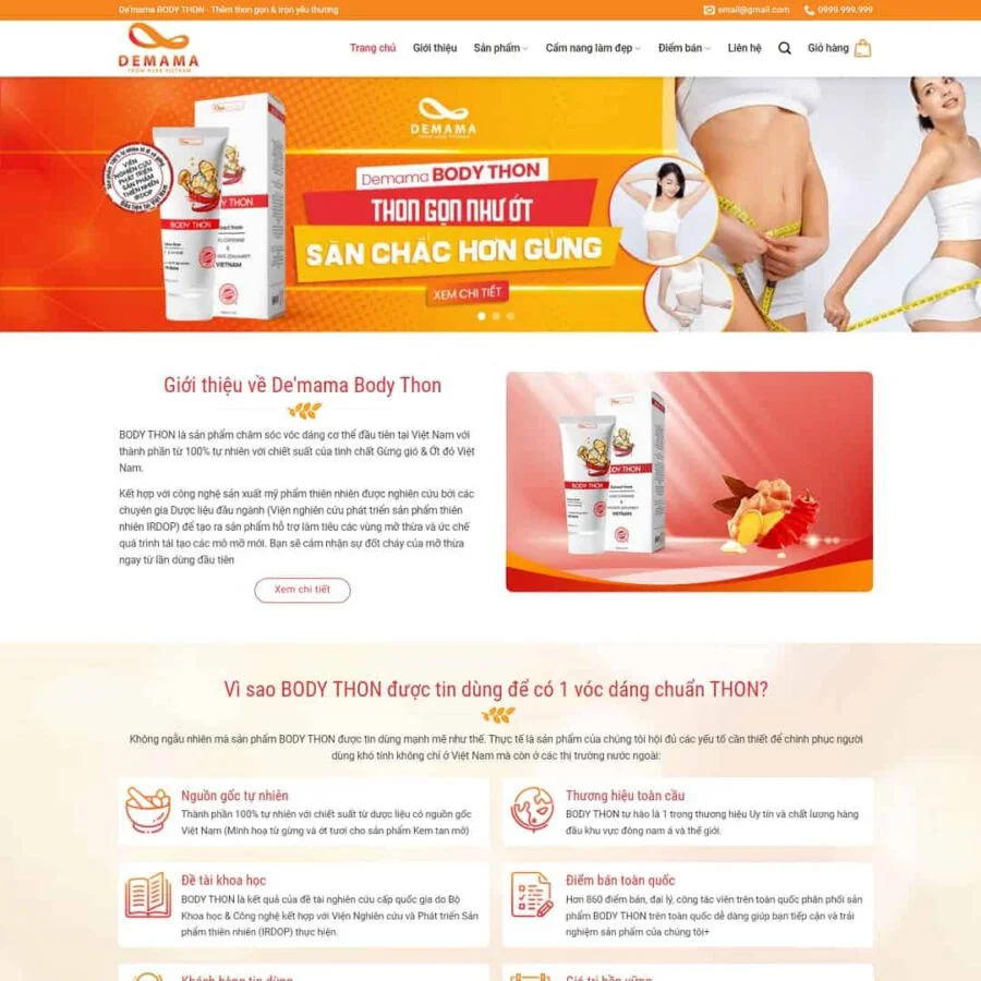 Website Làm Đẹp
