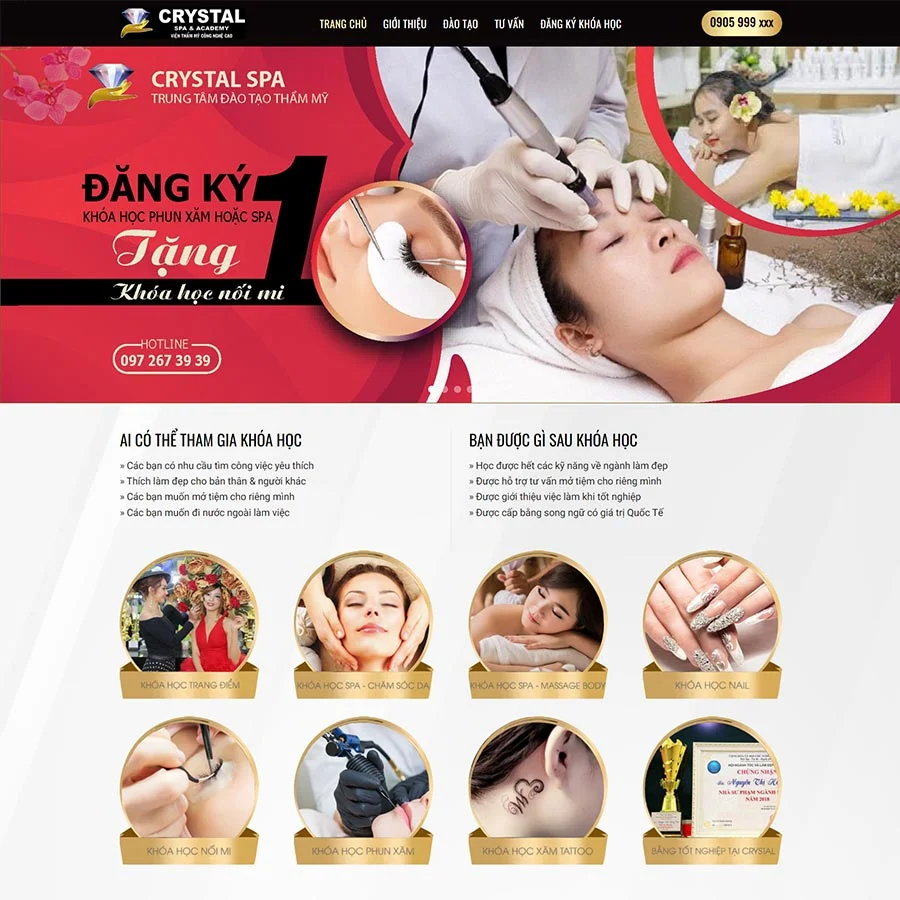 Website Làm Đẹp