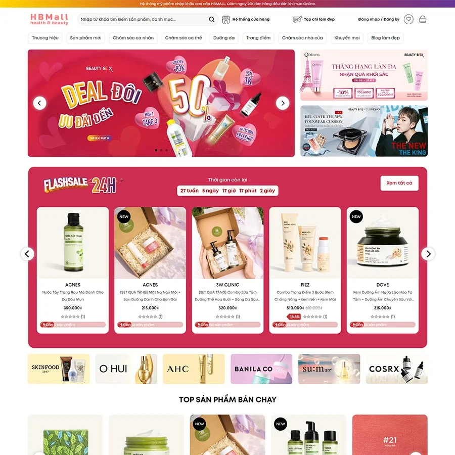 Website Làm Đẹp