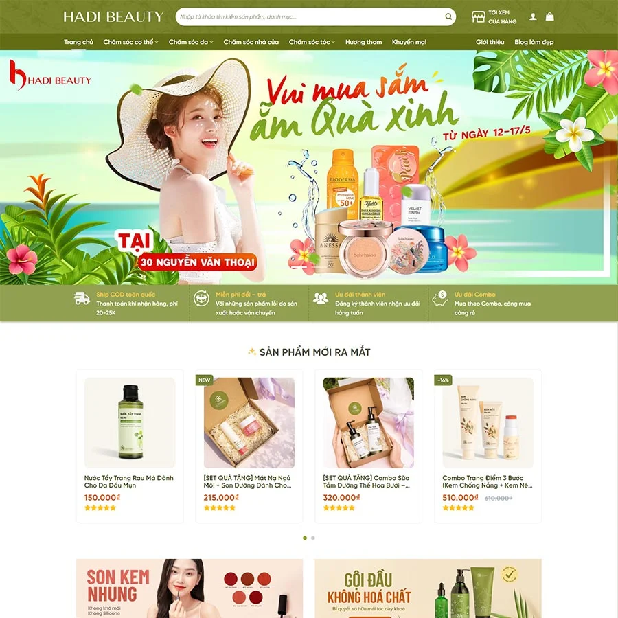 Website Làm Đẹp