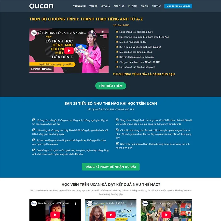 Website Landing Page