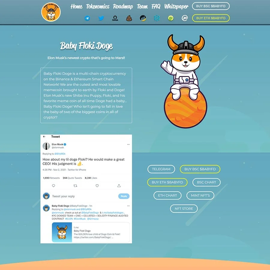 Website Landing Page