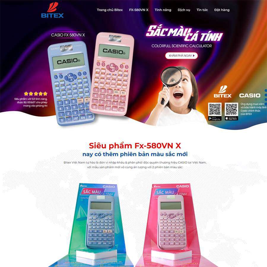 Website Landing Page
