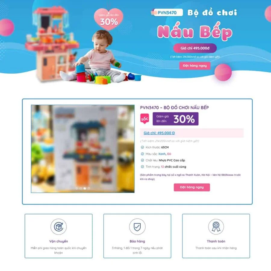 Website Landing Page