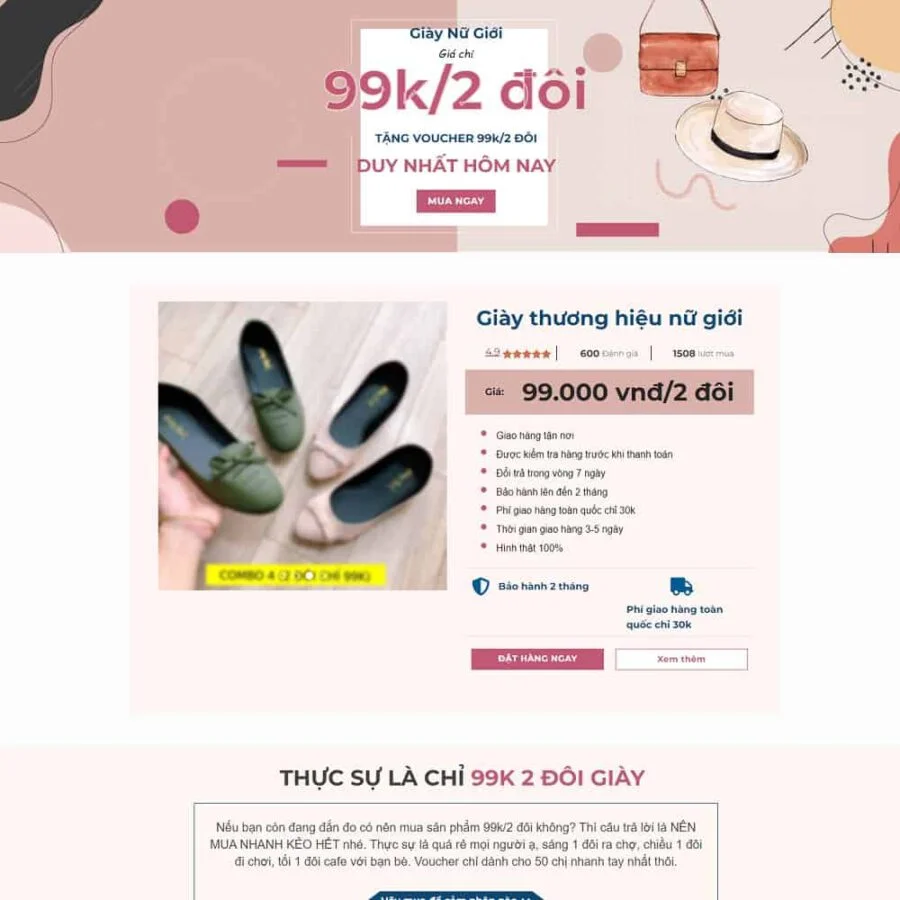 Website Landing Page