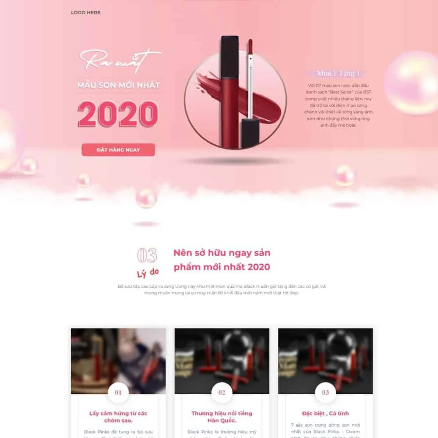 Website Landing Page