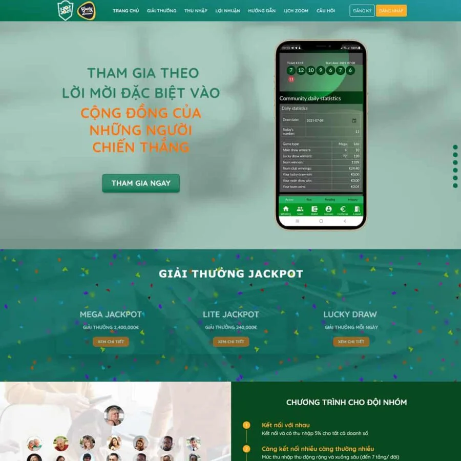Website Landing Page