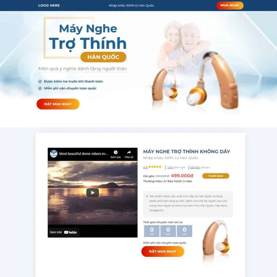 Website Landing Page