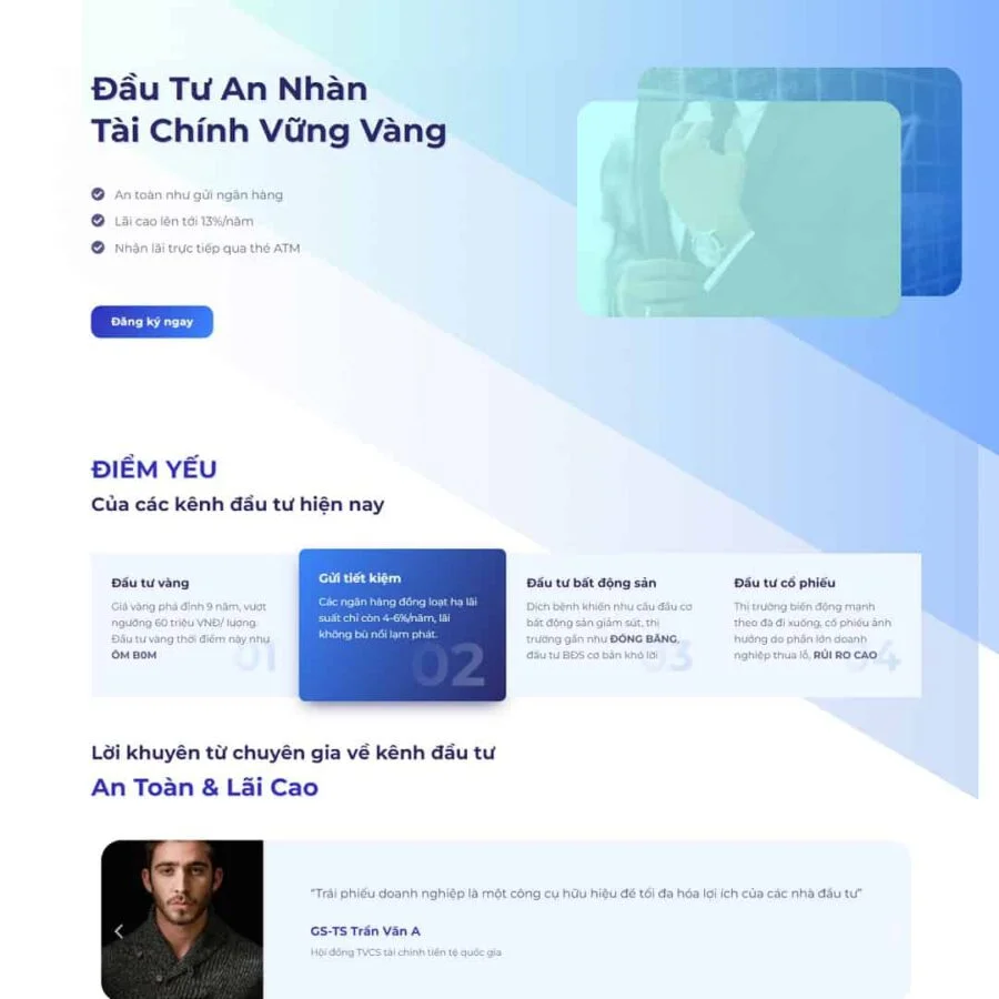 Website Landing Page