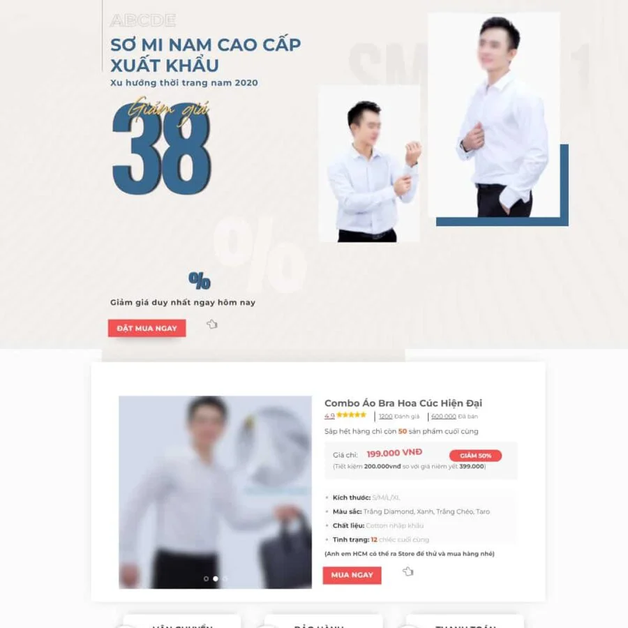 Website Landing Page