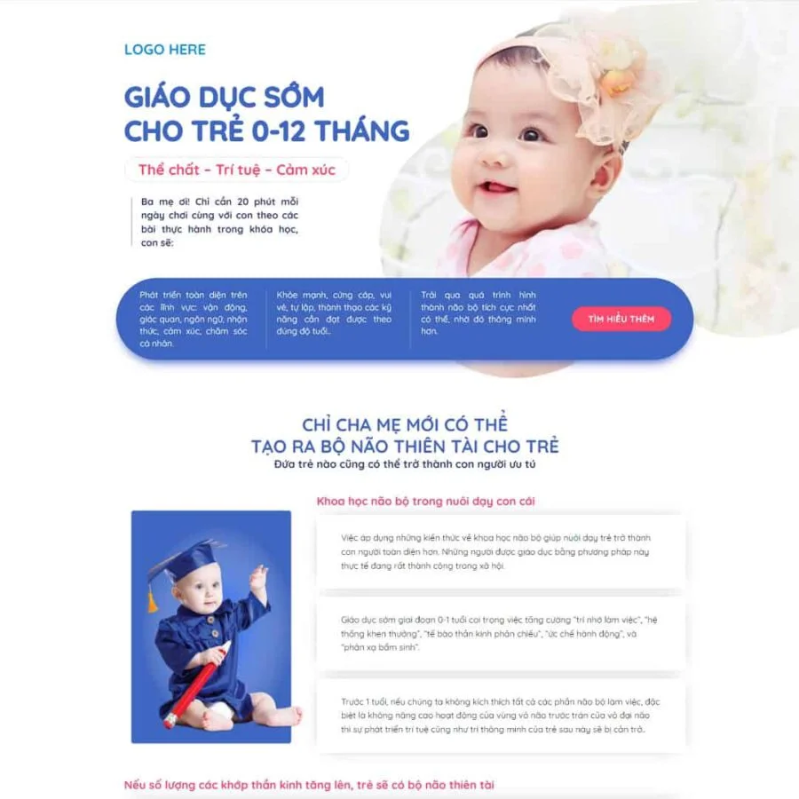 Website Landing Page