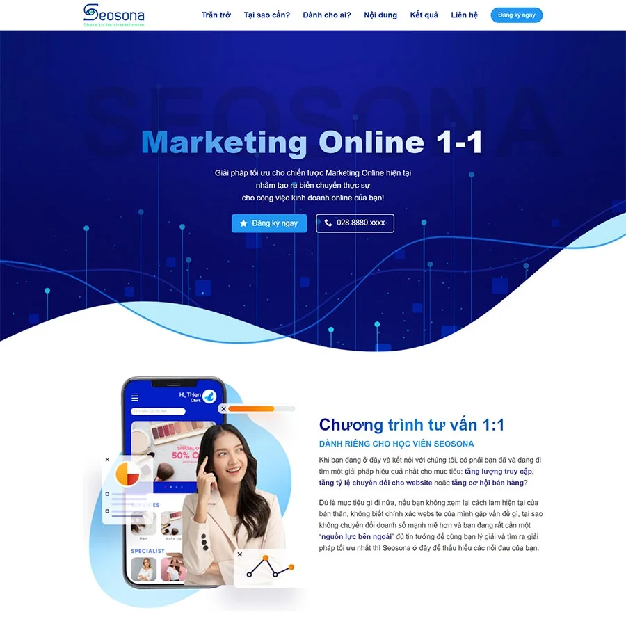 Website Landing Page