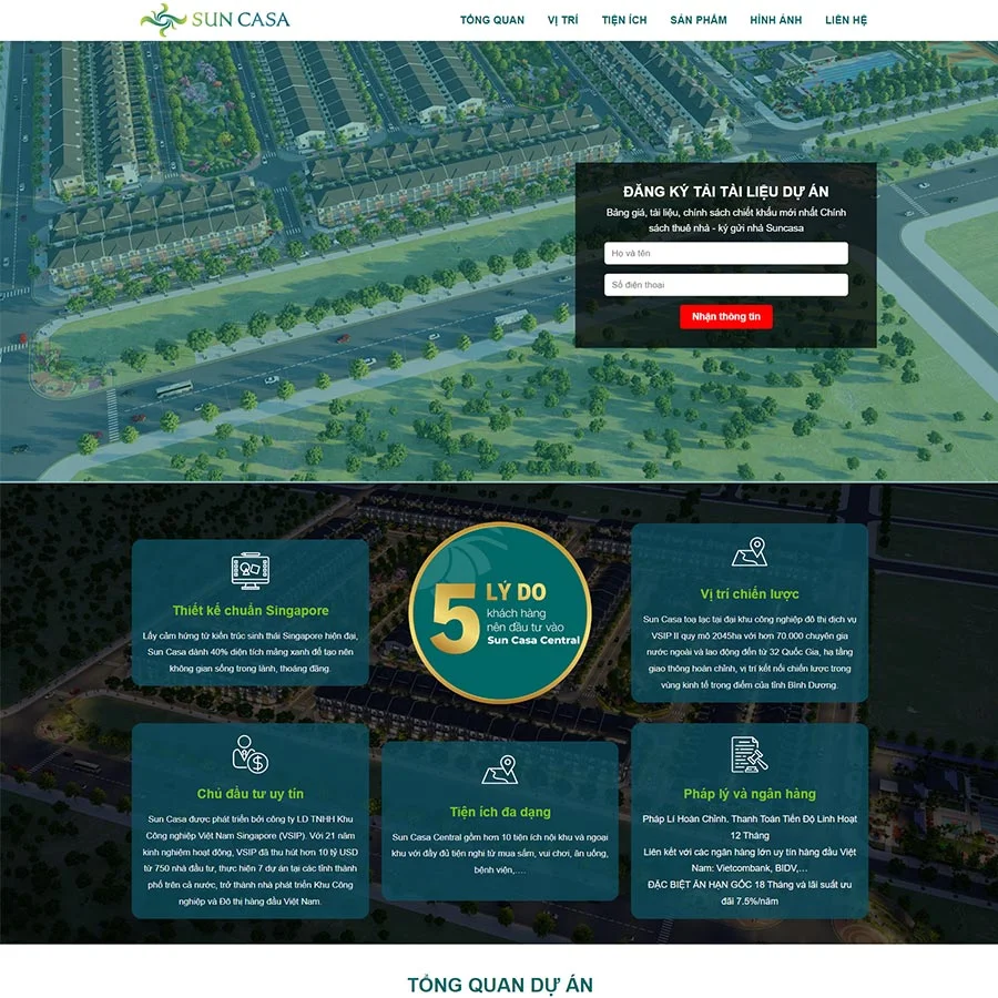 Website Landing Page