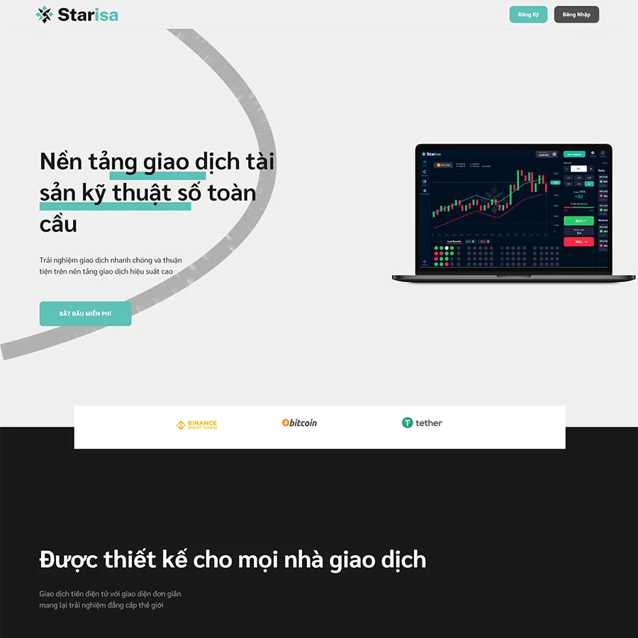 Website Landing Page
