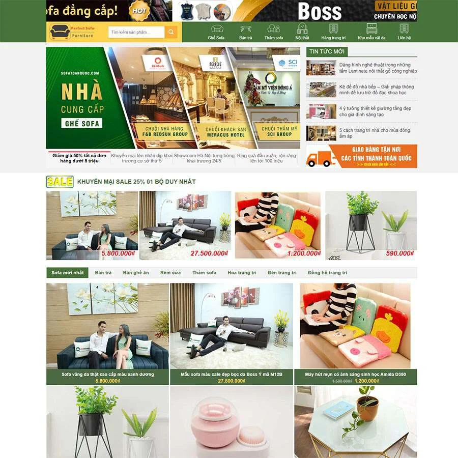 Website Nội Thất