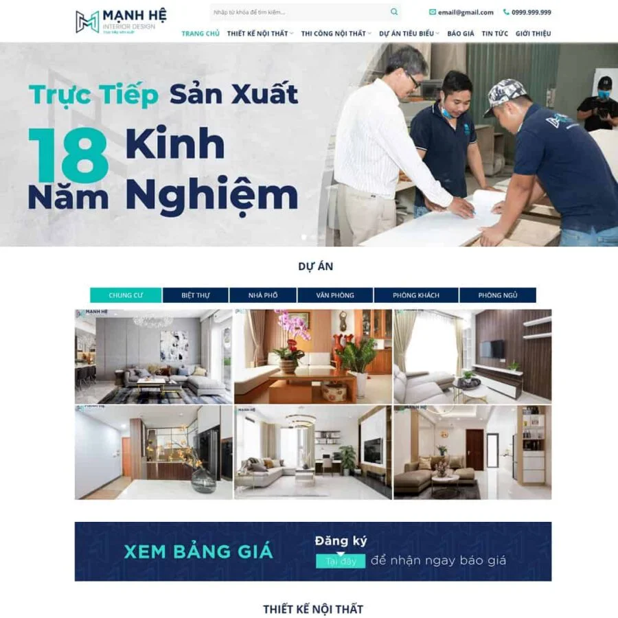 Website Nội Thất
