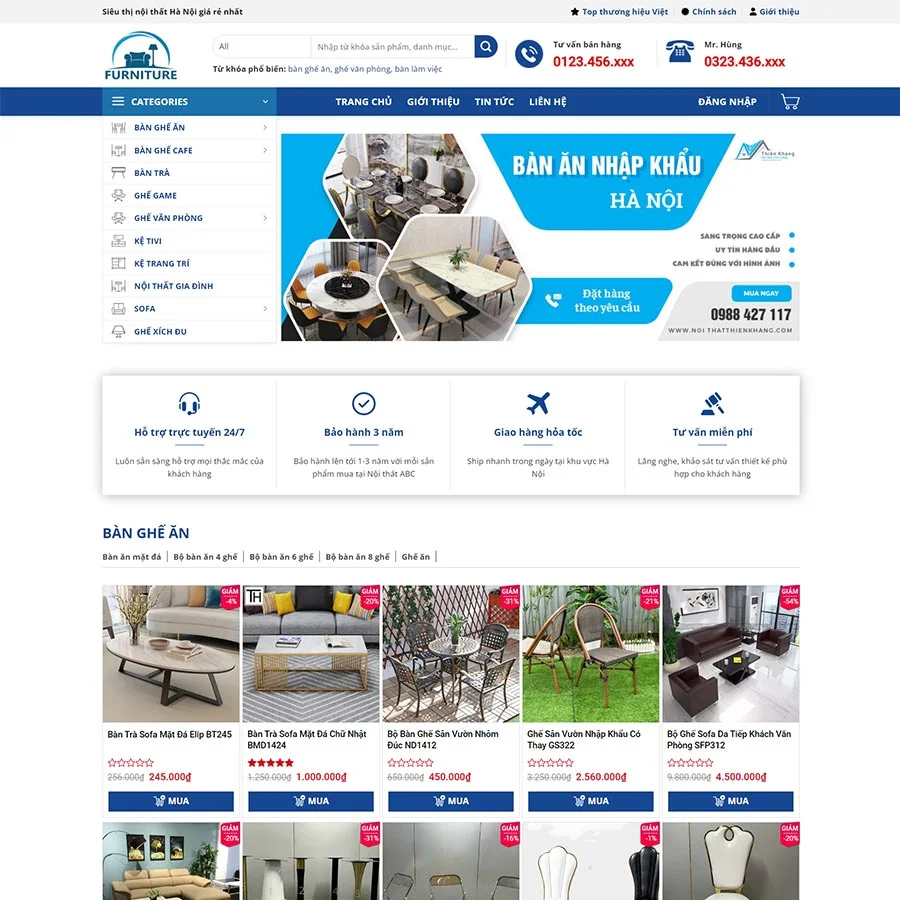 Website Nội Thất