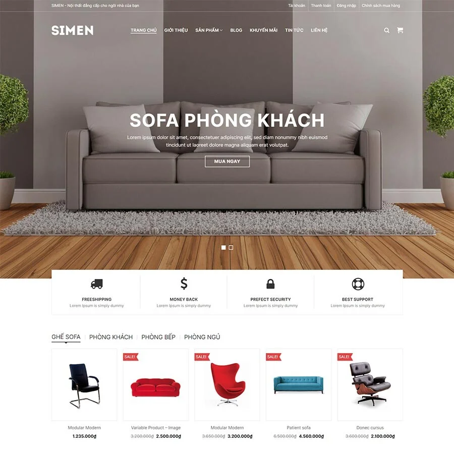 Website Nội Thất