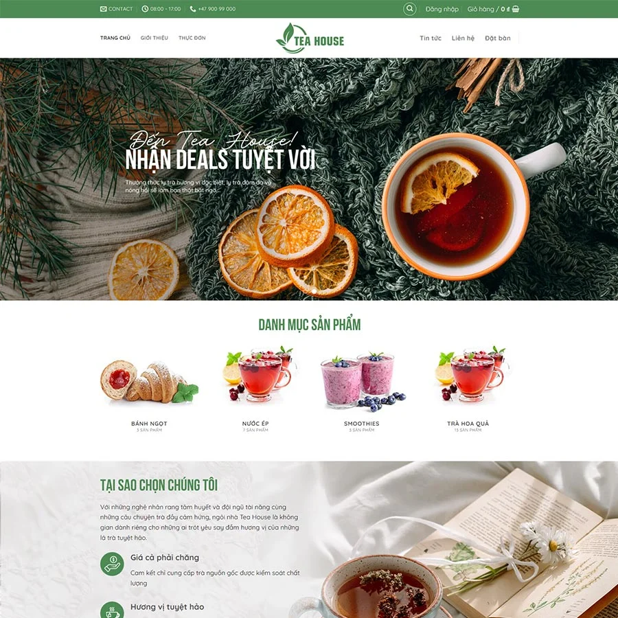Website Thực Phẩm