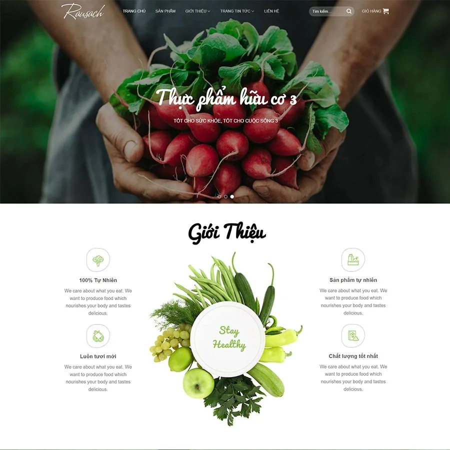 Website Thực Phẩm